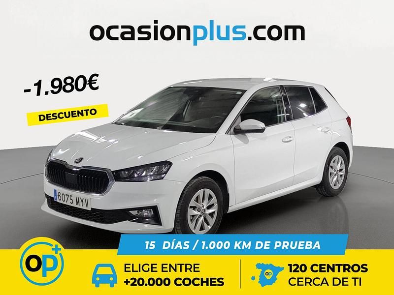 Brugt Skoda Fabia Selection 95 HK (69 kW) 2025 Hvid Sedan