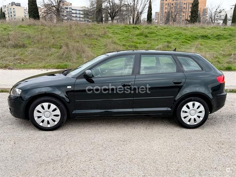 Usado Audi A3 Ambiente 115 CV (84 kW) 2008 Verde Utilitario