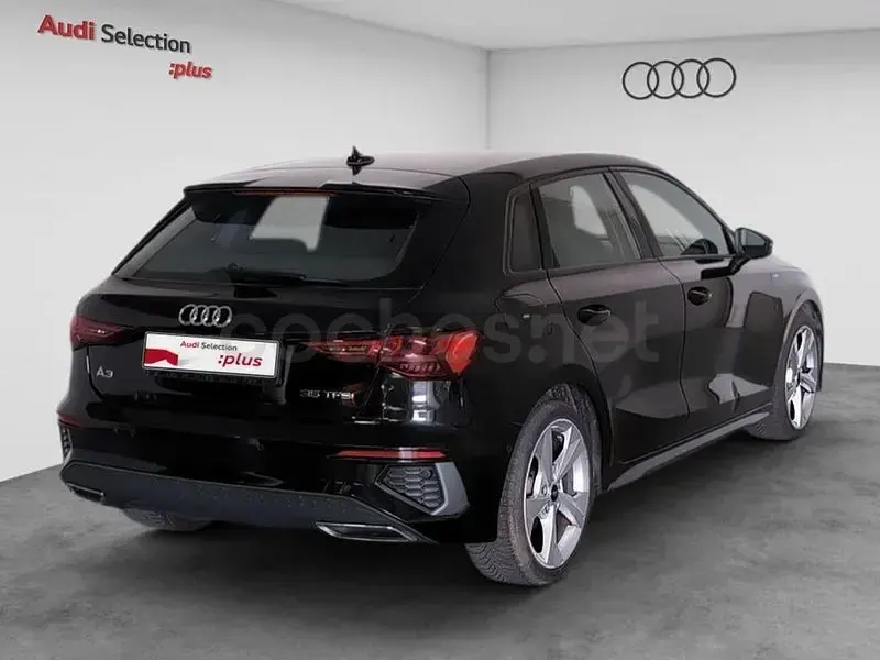 Usado Audi A3 S-Line 150 CV (110 kW) 2024 Negro Berlina