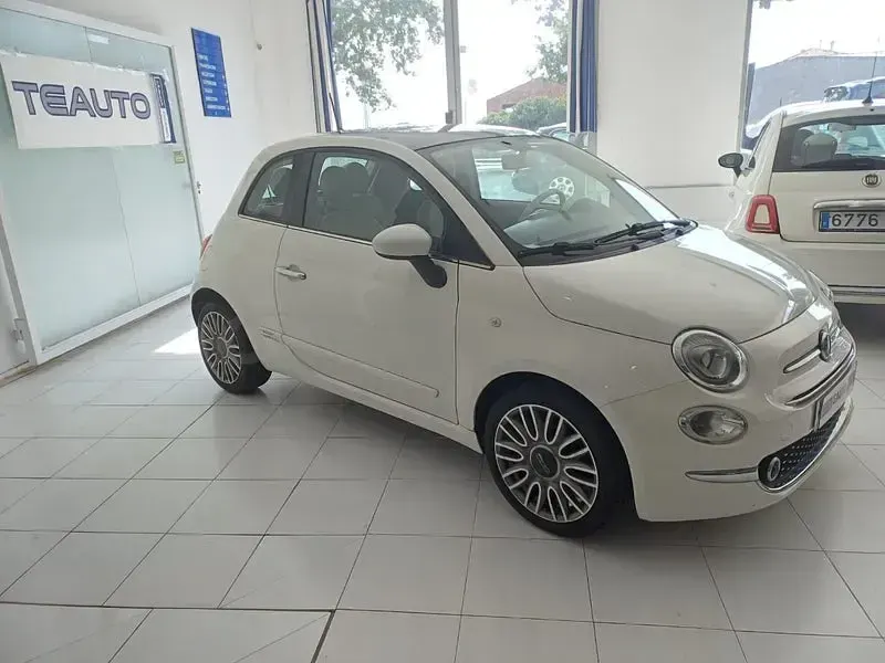 Usado Fiat 500 Lounge 69 CV (50 kW) 2017 Blanco Berlina