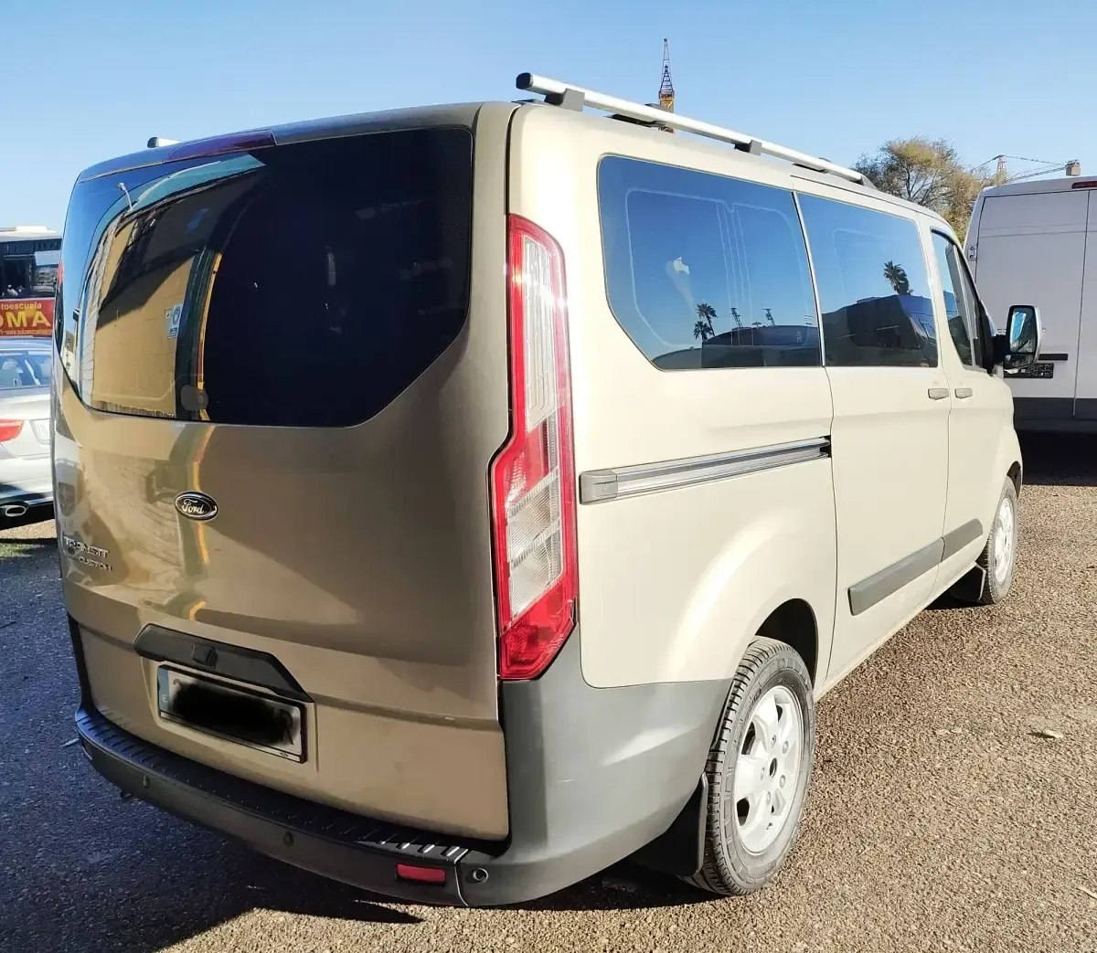 Usado Ford Transit Custom Ambiente 130 CV (95 kW) 2018 Marrón Van