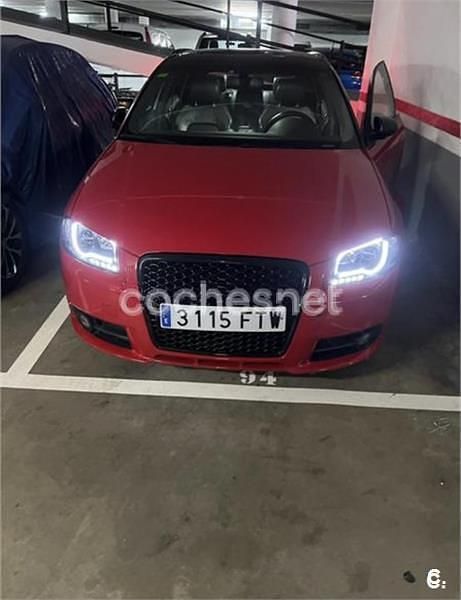 Usado Audi A3 Ambition 250 CV (183 kW) 2007 Rojo Berlina