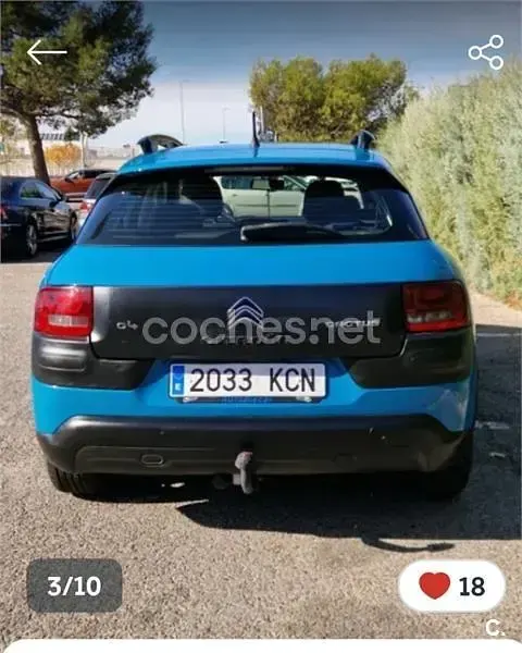 Usado Citroën C4 Feel 100 CV (73 kW) 2017 Azul Berlina