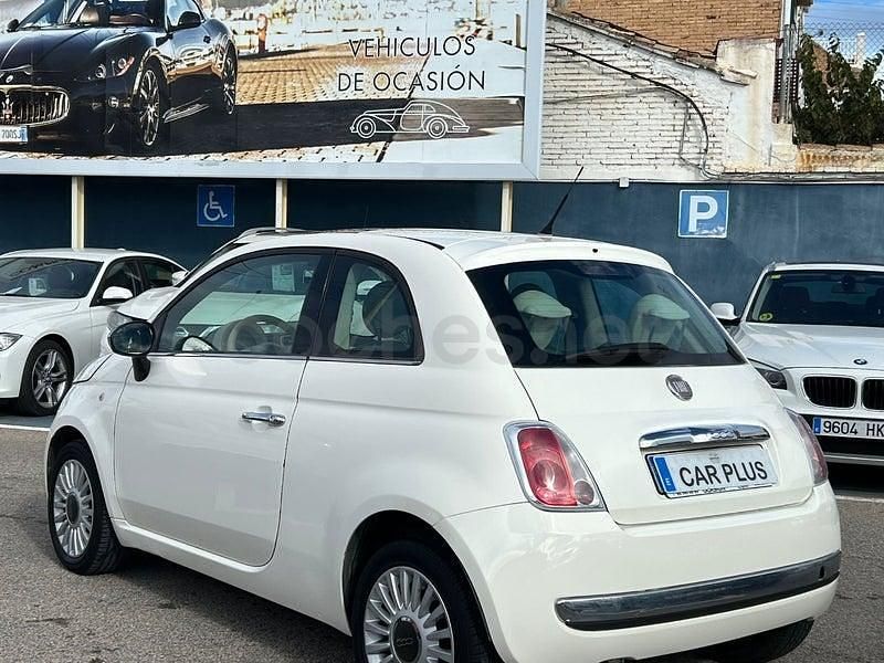 Usado Fiat 500 Lounge 69 CV (50 kW) 2011 Blanco Berlina