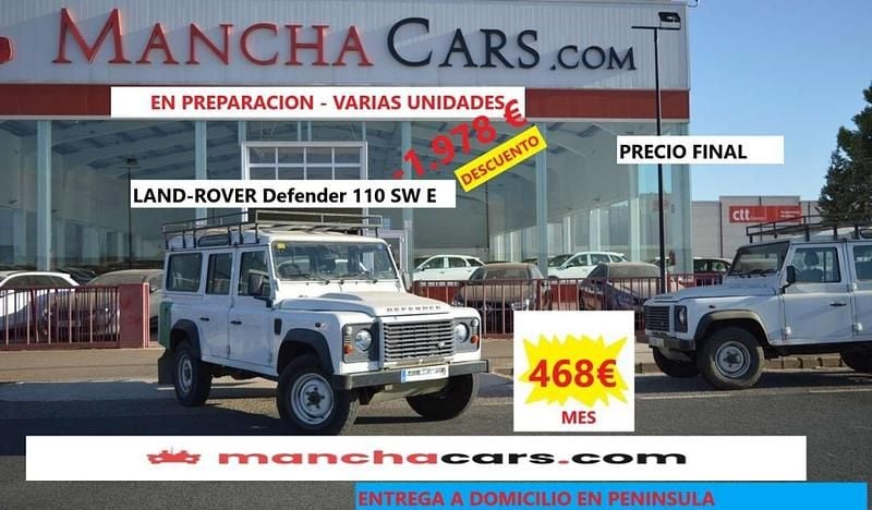 Blanco Usado 2016 Land Rover Defender SUV | 27.450 € (Precio justo) - Imagen 1/4