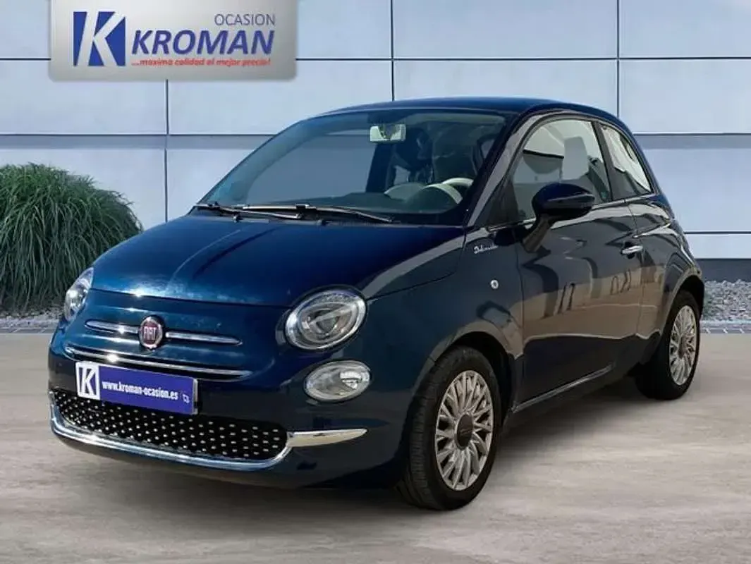 Usado Fiat 500 71 CV (52 kW) 2023 Azul Berlina