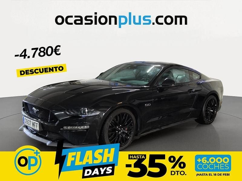 Negro Usado 2023 Ford Mustang GT Fastback Coupe | 52.590 € (Precio justo) - Imagen 1/4