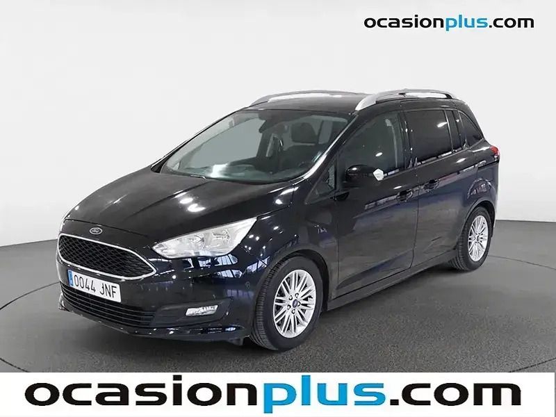 Negro Usado 2016 Ford Grand C-Max Trend+ Monovolumen | 13.750 € (Un poco caro) - Imagen 1/4