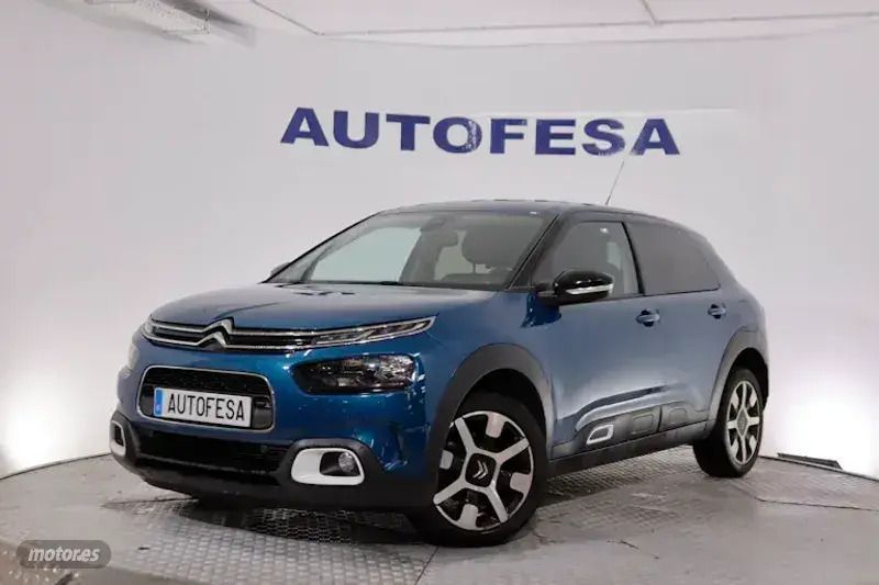 Azul Usado 2018 Citroën C4 Cactus PureTech Utilitario | 9650 € (Buen precio) - Imagen 1/4