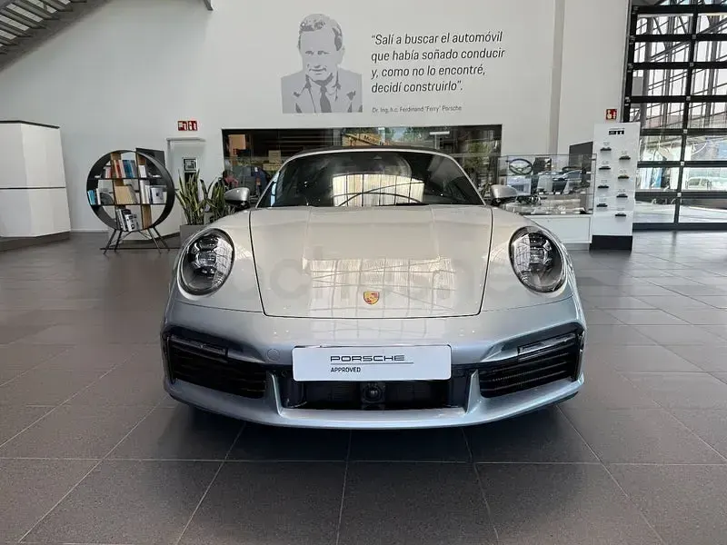 Usado Porsche 911 Turbo S Cabriolet 650 CV (478 kW) 2020 Gris / plata Descapotable