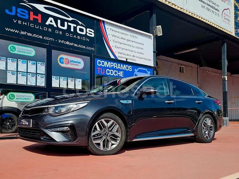 Gris / plata Usado 2019 Kia Optima Hybrid Berlina | 15.990 € - Imagen 1/4