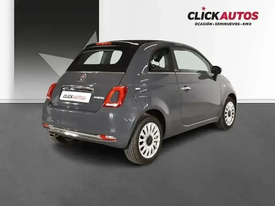 Usado Fiat 500 Dolcevita 71 CV (52 kW) 2022 Gris Descapotable