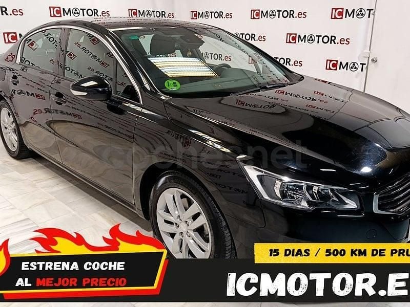 Usado Peugeot 508 Active 165 CV (121 kW) 2015 Negro Berlina
