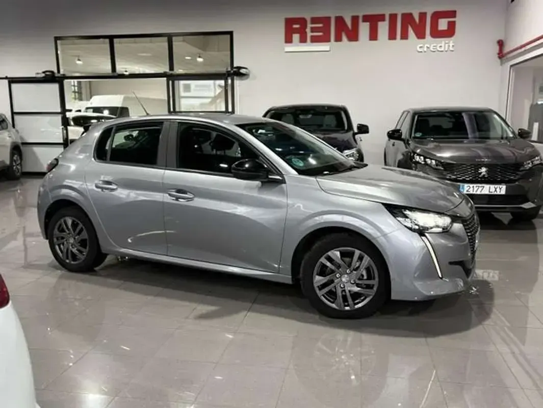 Usado Peugeot 208 Active 75 CV (55 kW) 2022 Gris Utilitario