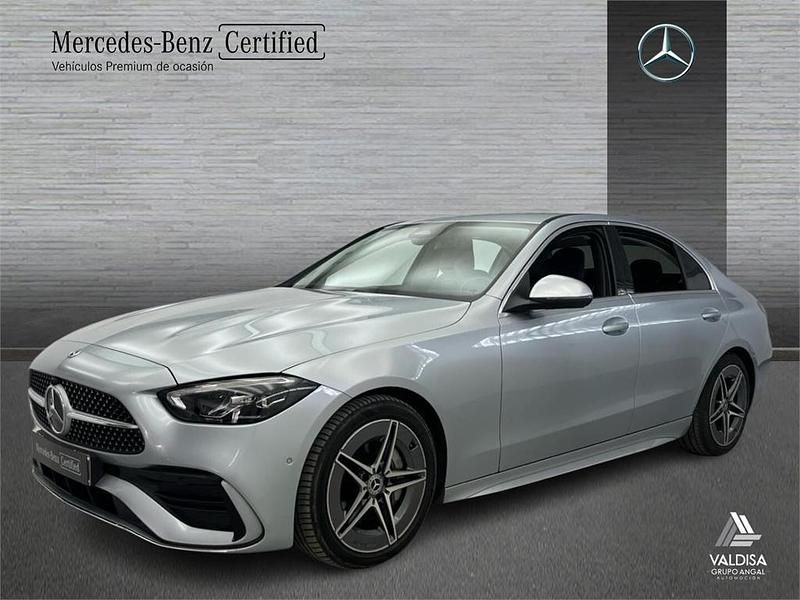 Usado Mercedes C200 AMG line 204 CV (150 kW) 2021 Gris Berlina