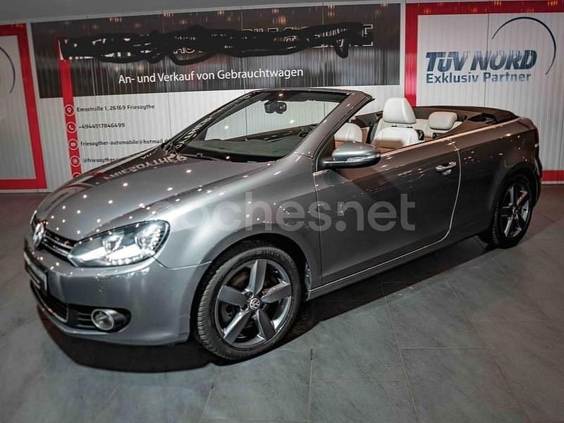 Gris / plata Usado 2014 VW Golf Cabriolet Descapotable | 11.999 € (Caro) - Imagen 1/4