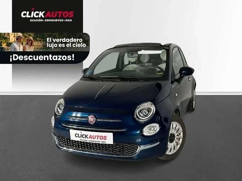 Usado Fiat 500 Dolcevita 71 CV (52 kW) 2022 Azul Descapotable