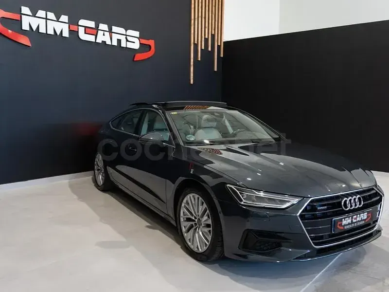 Usado Audi A7 Sportback 204 CV (150 kW) 2019 Azul Utilitario