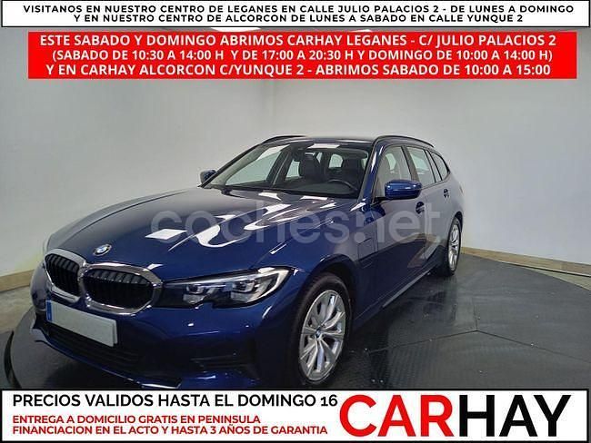 Azul Usado 2021 BMW 330e Familiar | 23.490 € (Buen precio) - Imagen 1/4