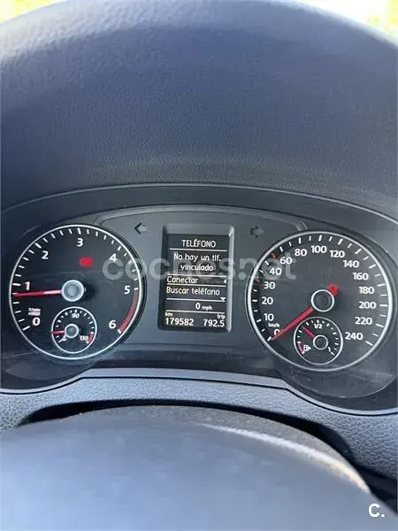 Usado VW Sharan Advance 140 CV (102 kW) 2015 Azul Monovolumen