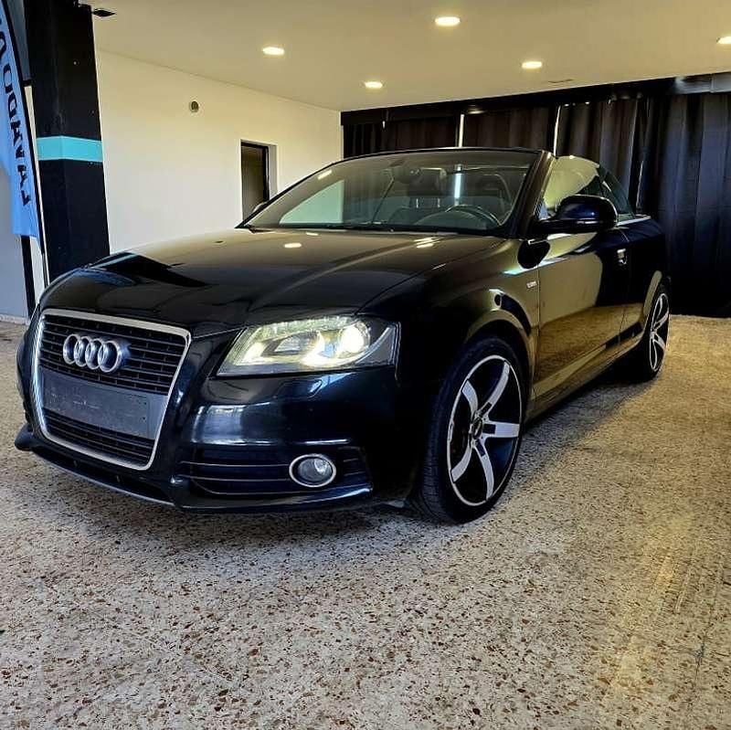 Negro Usado 2008 Audi Cabriolet S-Line Descapotable | 10.999 € - Imagen 1/4