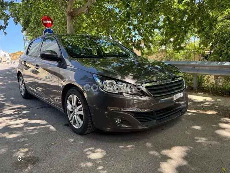 Usado Peugeot 308 Access 82 CV (60 kW) 2014 Negro Berlina