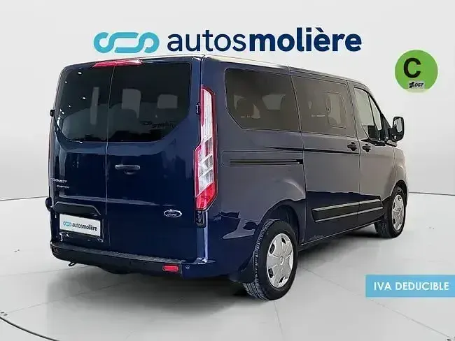Usado Ford Transit Custom Trend 130 CV (95 kW) 2022 Azul Familiar