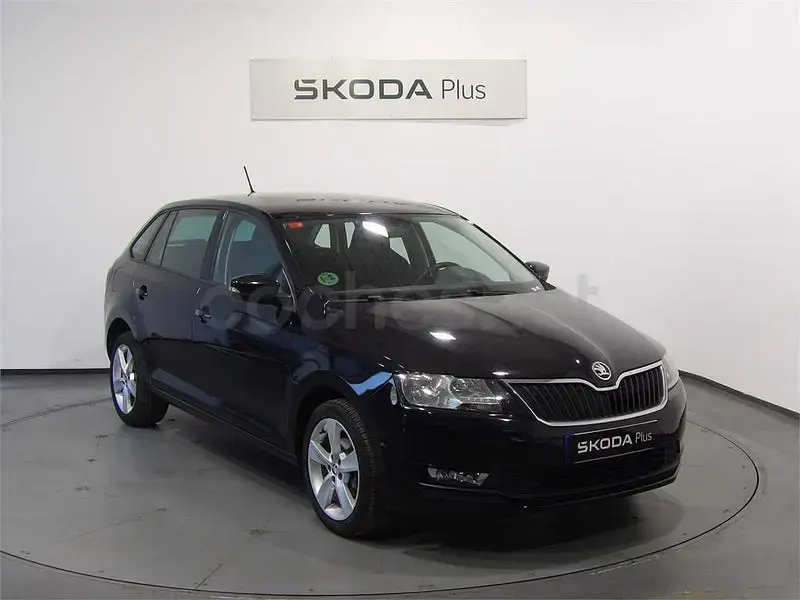 Usado Skoda Rapid Ambition 95 CV (69 kW) 2018 Negro Utilitario