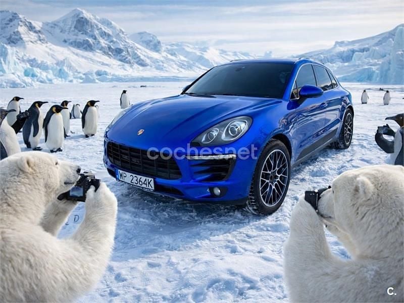 Usado Porsche Macan S 354 CV (260 kW) 2018 Azul SUV
