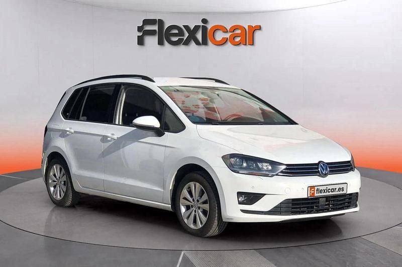 Blanco Usado 2014 VW Golf Sportsvan Advance Monovolumen | 10.190 € (Buen precio) - Imagen 1/4