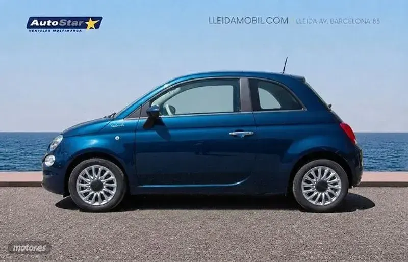 Usado Fiat 500 Dolcevita 69 CV (50 kW) 2022 Azul Berlina