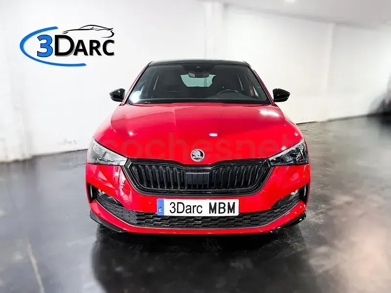 Usado Skoda Scala Monte Carlo 110 CV (80 kW) 2022 Rojo Utilitario