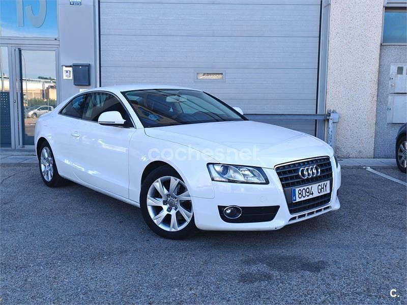 Blanco Usado 2008 Audi A5 Coupe | 10.499 € (Buen precio) - Imagen 1/4
