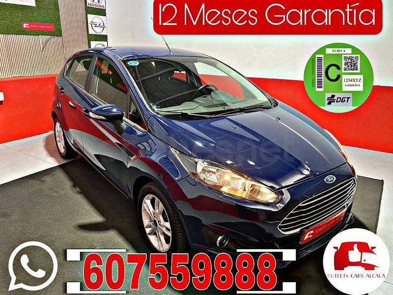 Usado Ford Fiesta Titanium 100 CV (73 kW) 2015 Azul Berlina