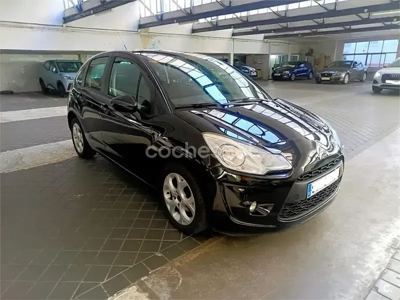Usado Citroën C3 75 CV (55 kW) 2010 Negro Berlina