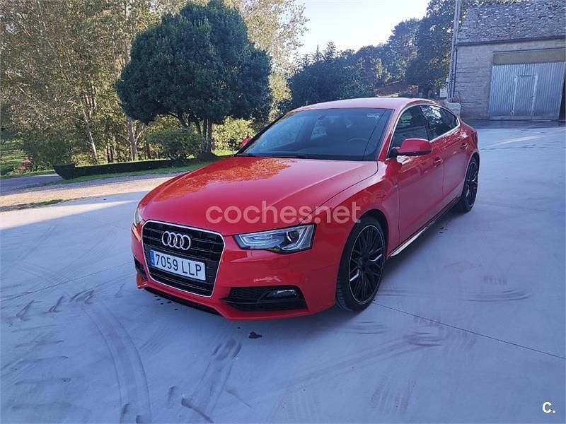 Rojo Usado 2016 Audi A5 Sportback S-Line Utilitario | 16.900 € (Buen precio) - Imagen 1/4