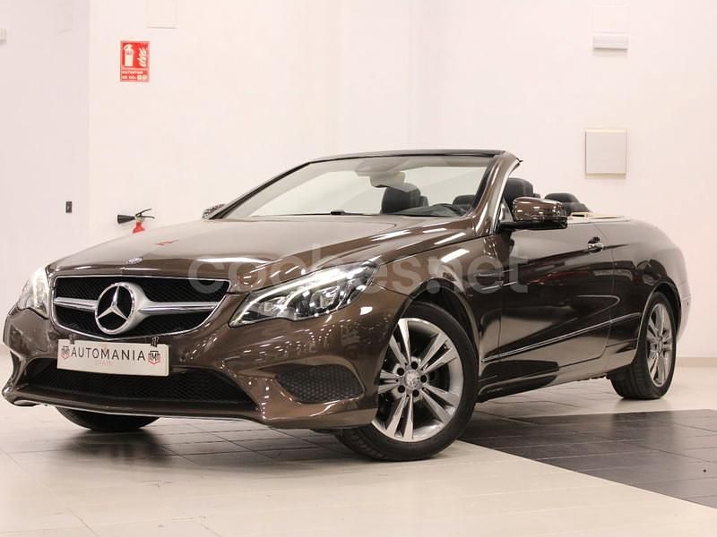 Marrón Usado 2015 Mercedes E220 Descapotable | 24.990 € (Precio justo) - Imagen 1/4