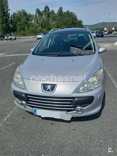 Usado Peugeot 307 90 CV (66 kW) 2007 Gris / plata Familiar