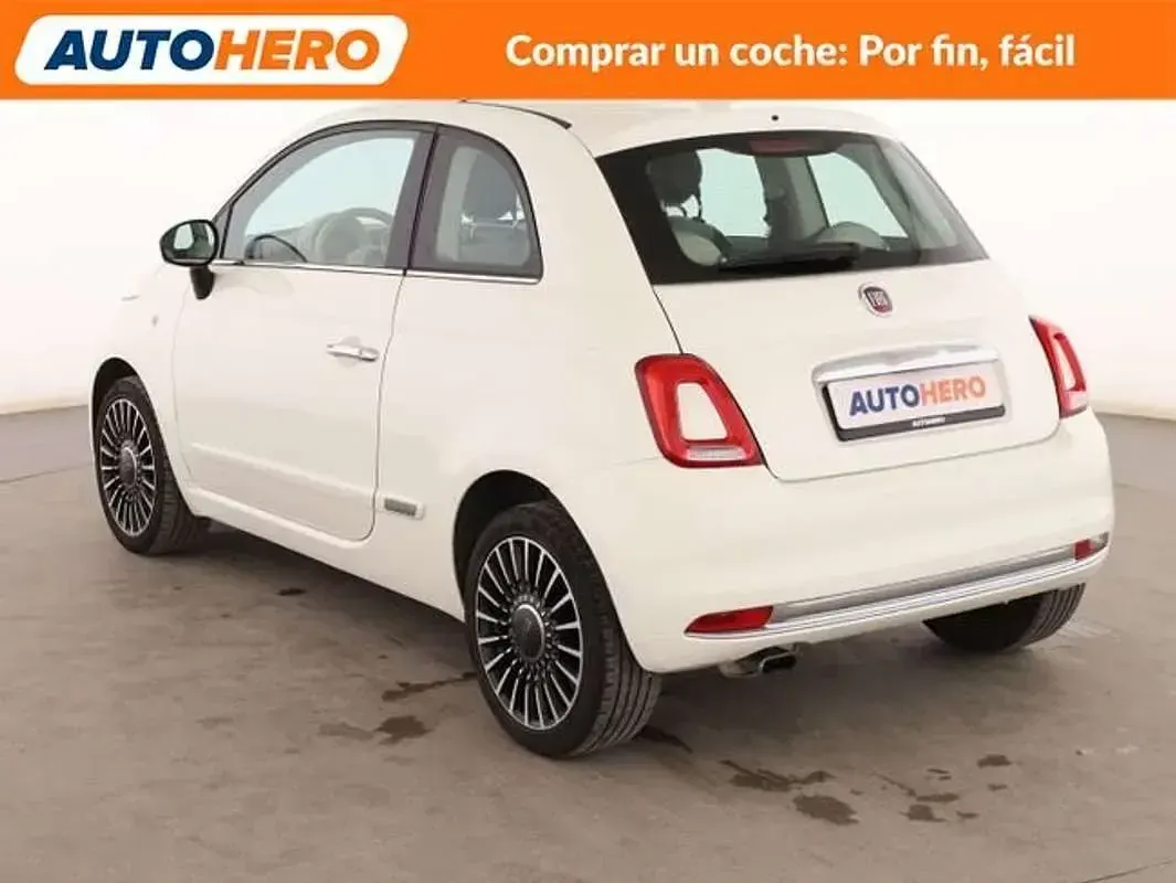 Usado Fiat 500 Lounge 71 CV (52 kW) 2018 Blanco Berlina