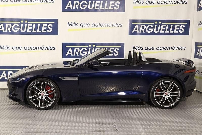 Usado Jaguar F-Type R-Dynamic 450 CV (330 kW) 2021 Azul Descapotable