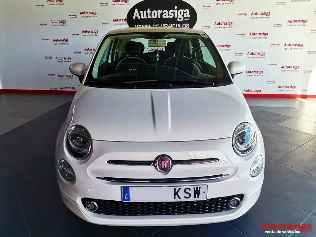 Usado Fiat 500C Lounge 69 CV (50 kW) 2019 Blanco Descapotable