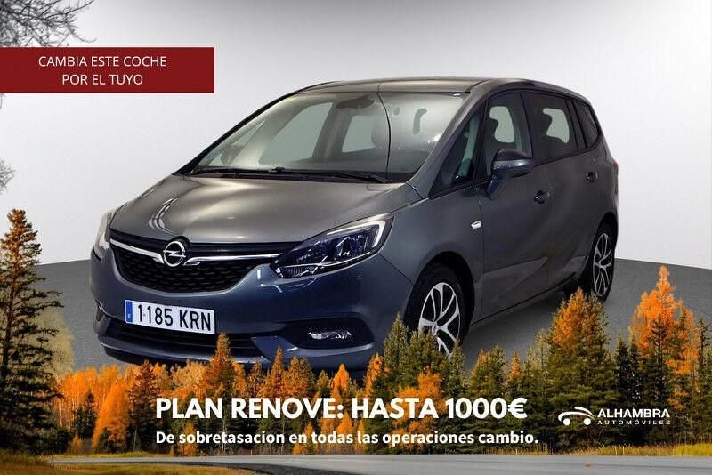 Gris / plata Usado 2019 Opel Zafira Selective Monovolumen | 14.990 € (Un poco caro) - Imagen 1/4
