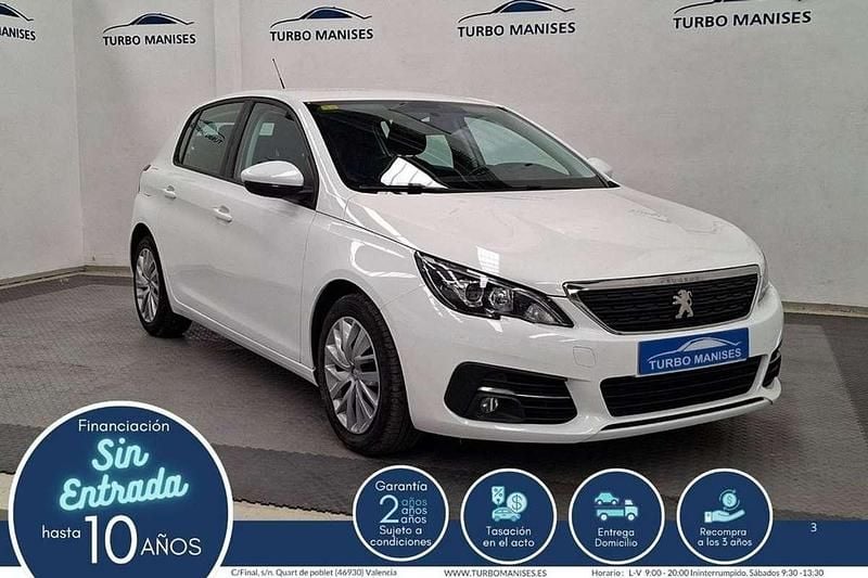 Blanco Usado 2020 Peugeot 308 Access Berlina | 10.490 € (Buen precio) - Imagen 1/4
