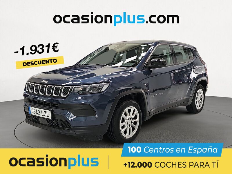 Blanco Usado 2022 Jeep Compass Longitude SUV | 20.490 € (Precio justo) - Imagen 1/4