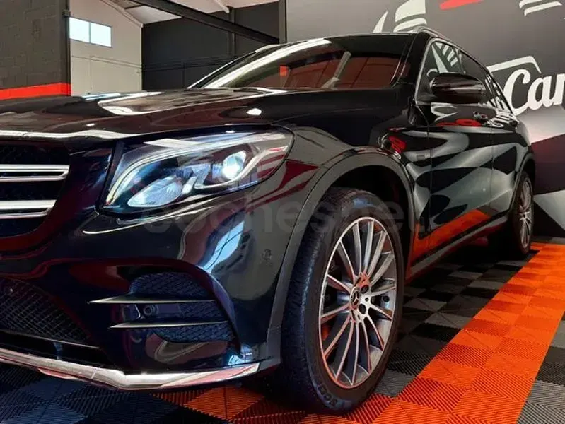 Usado Mercedes GLC350 320 CV (235 kW) 2018 Negro SUV