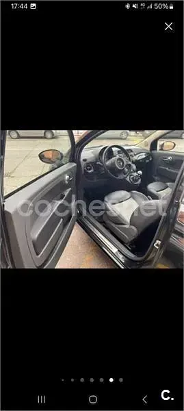 Usado Fiat 500 Sport 75 CV (55 kW) 2009 Negro Descapotable