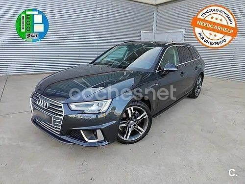 Usado Audi A4 S-Line 170 CV (125 kW) 2019 Gris / plata Familiar