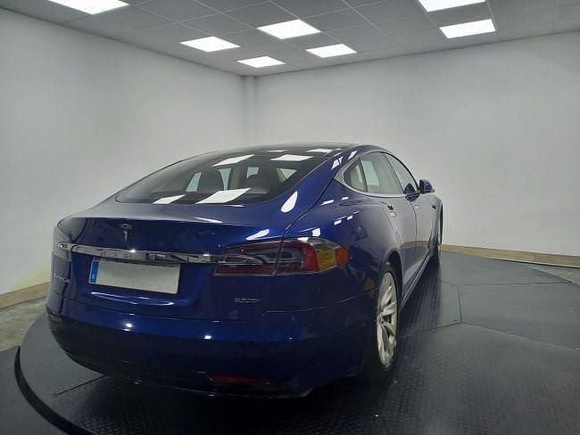Usado Tesla Model S 450 kW (613 CV) 2018 Azul Utilitario