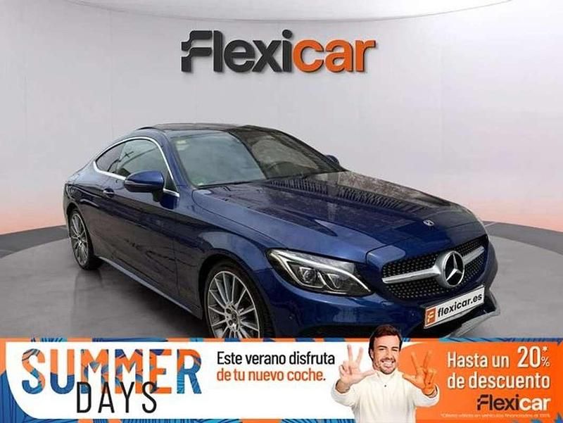 Azul Usado 2018 Mercedes C220 Coupe | 25.890 € (Buen precio) - Imagen 1/4