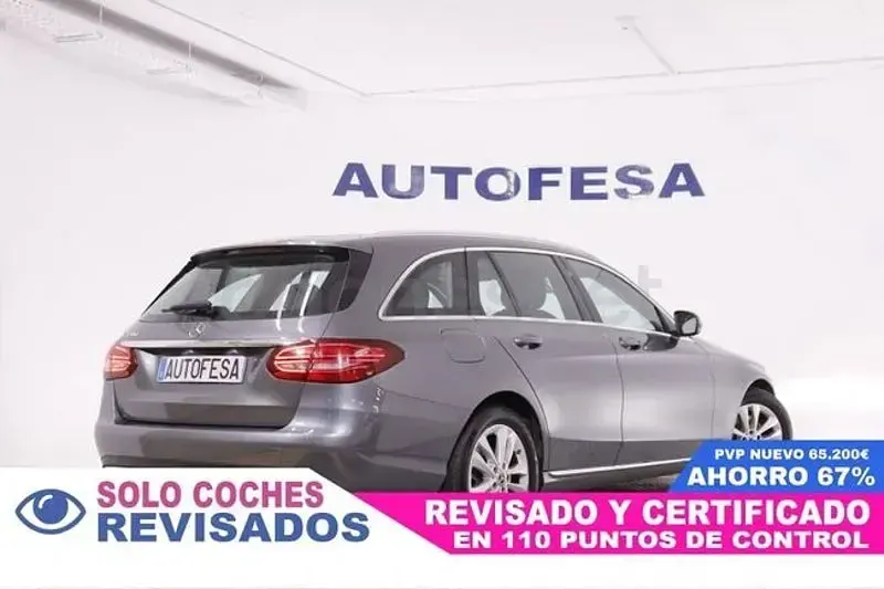 Usado Mercedes C220 194 CV (142 kW) 2019 Gris / plata Familiar